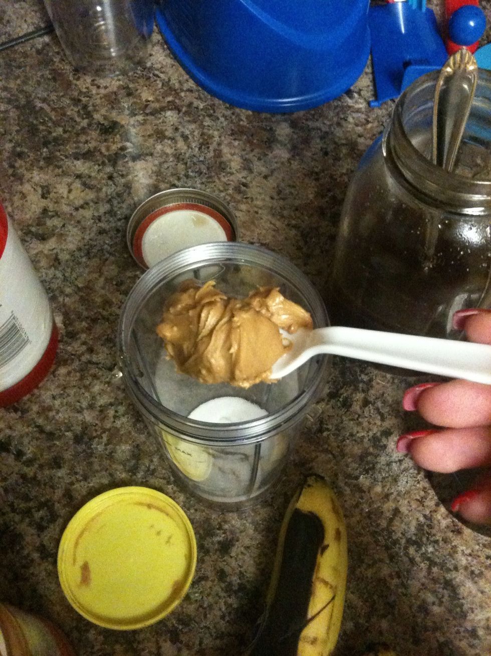 Add a table spoon of peanut butter