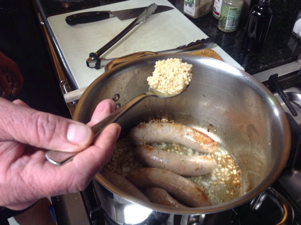 Add a tablespoon of garlic.