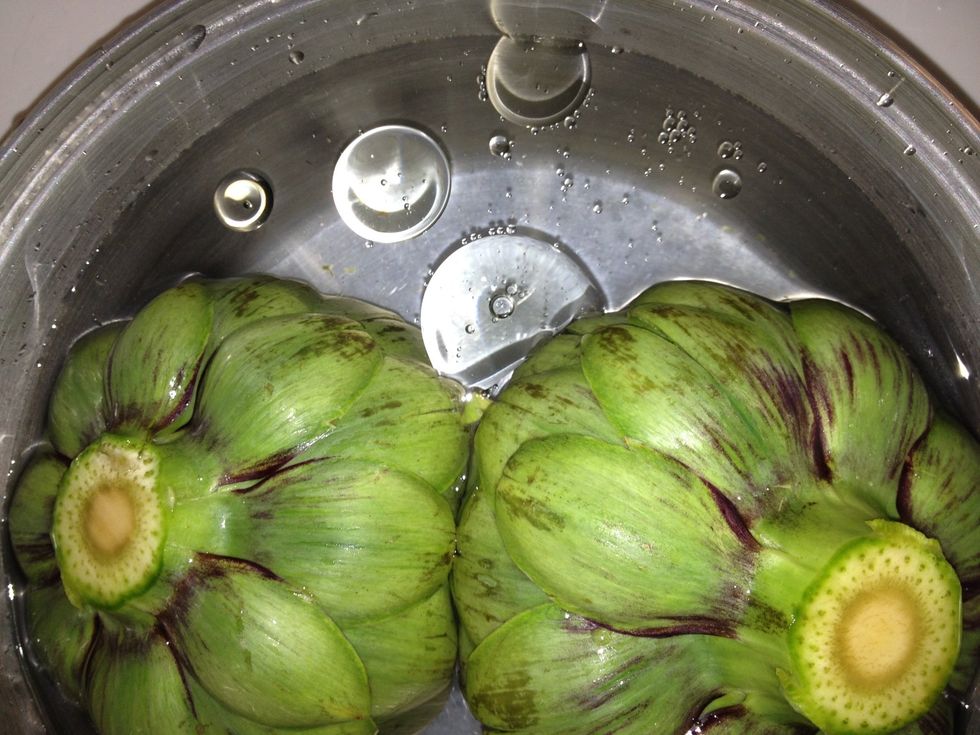 Add a tablespoon of oil to add a beautiful shine and help prevent boil over