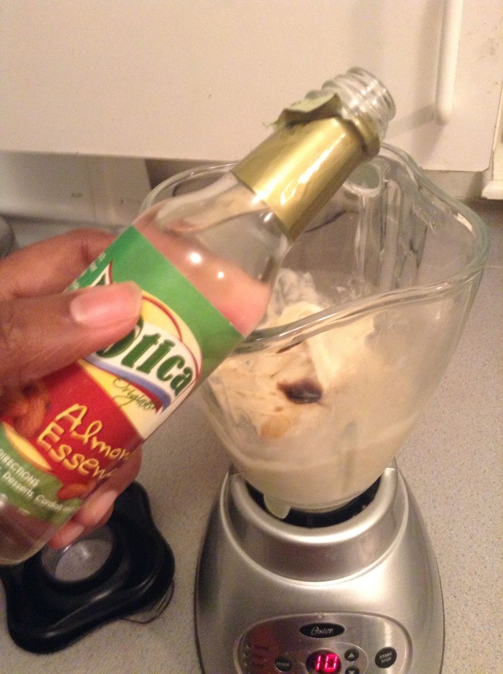 Add a teaspoon of almond essence... Skip this if you are allergic!