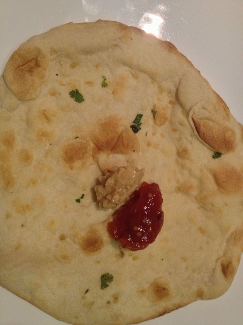 Add a teaspoon of garlic and your Tomato paste