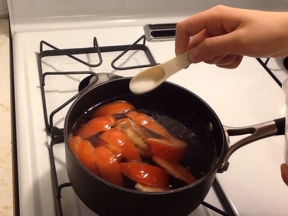 Add a teaspoon of salt