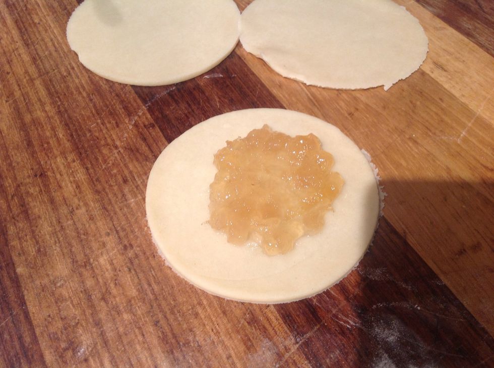 Add a teaspoon on jam