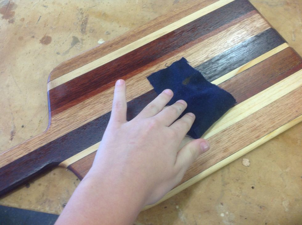 Add a third coat of oil but DO NOT use the steel wool