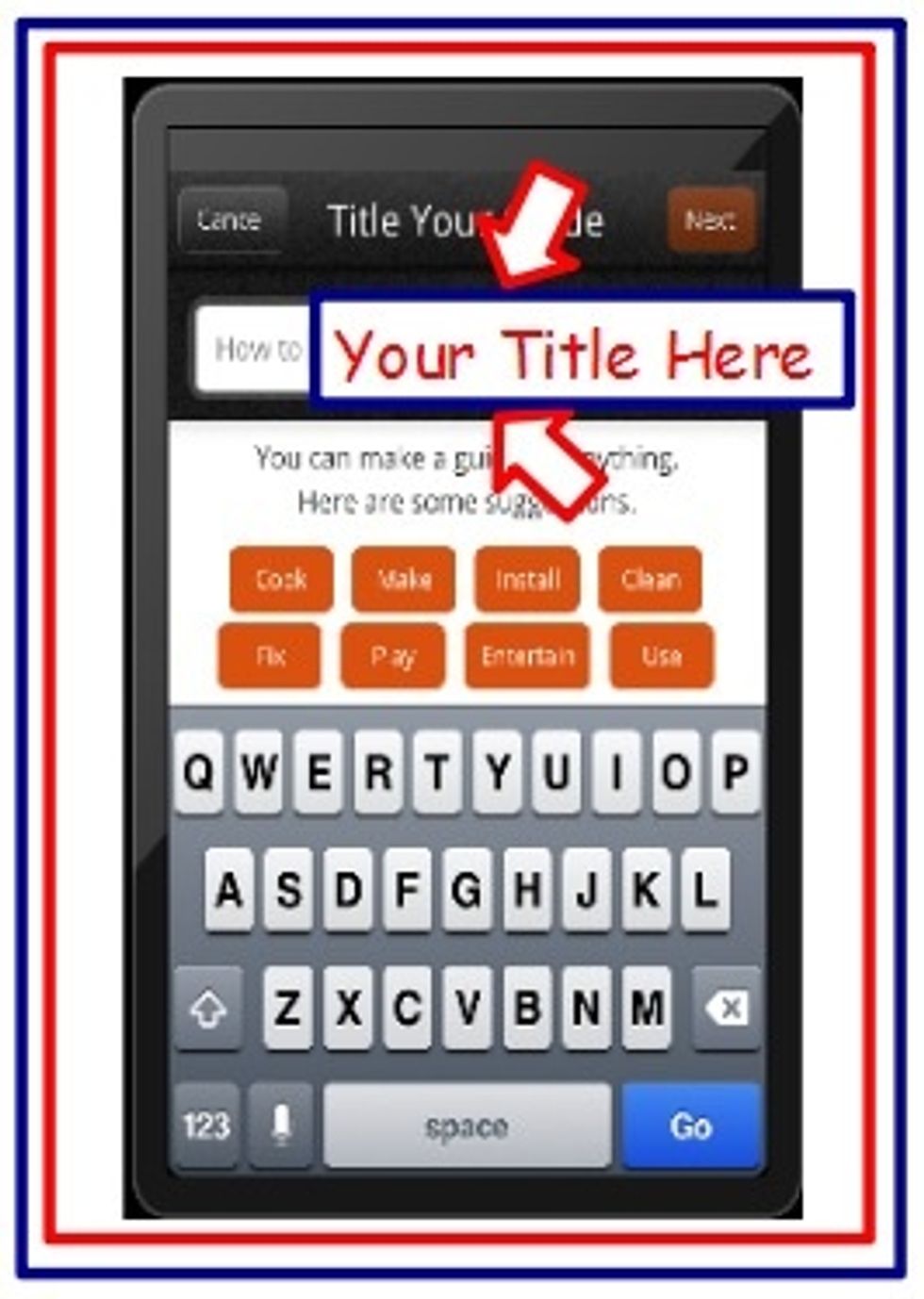 Add a title. (ex: Factoring Trinomials)