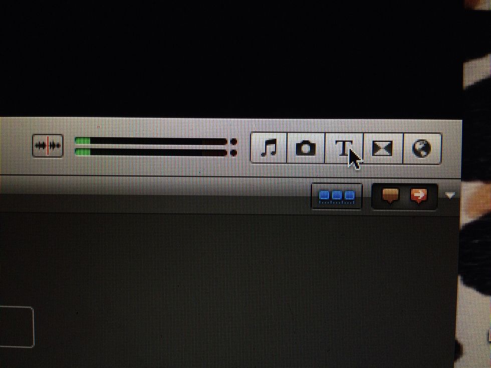 Add a title to your video! Click the T in the corner