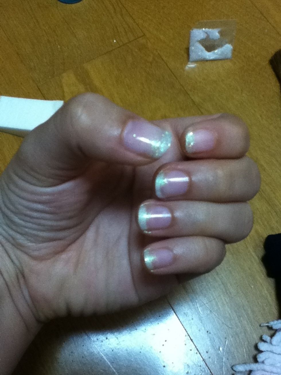 Add a top coat and let it dry!
