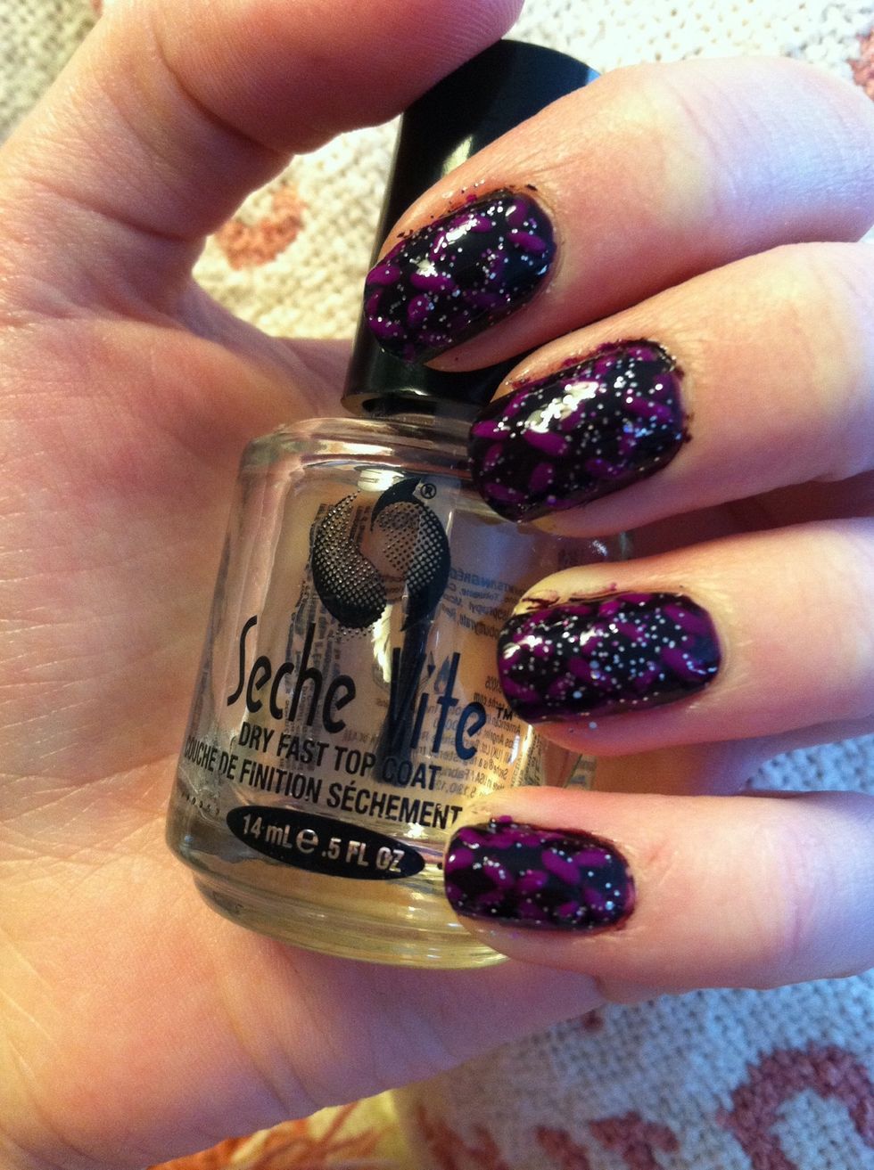 Add a top coat and you're done!
