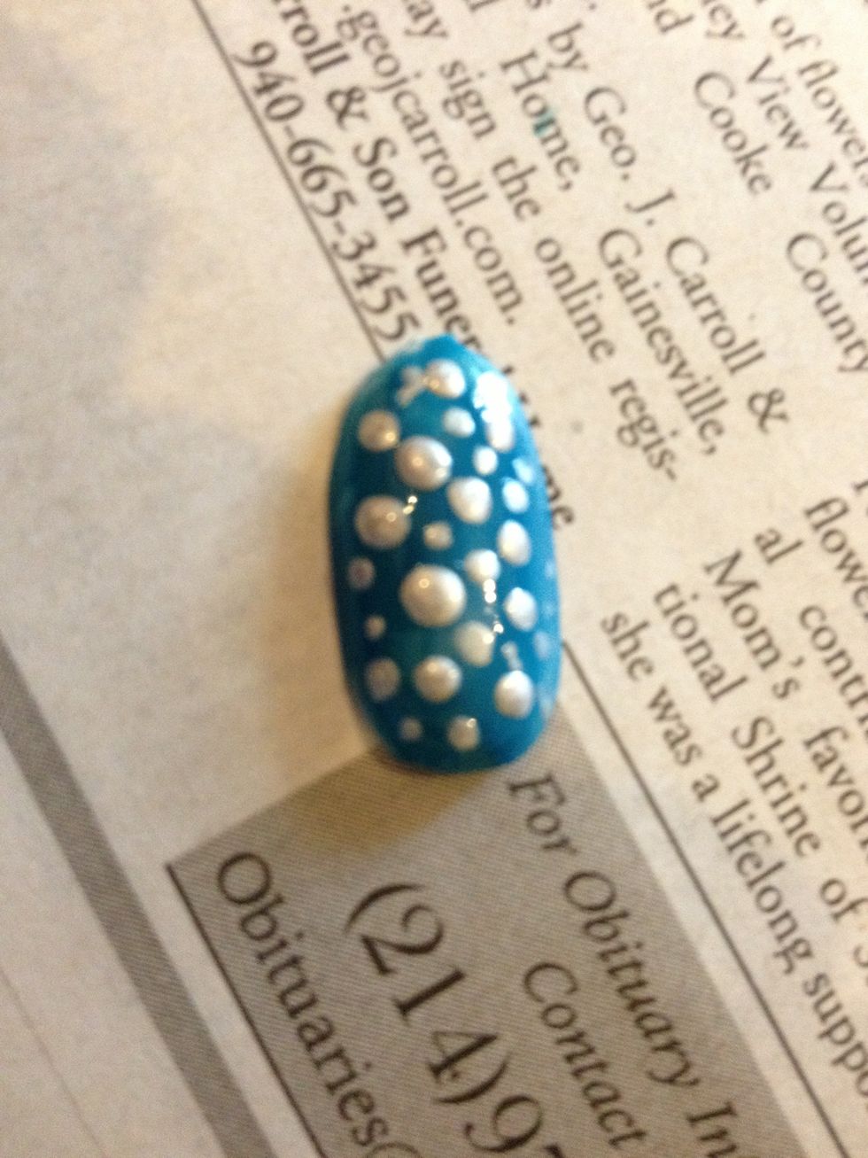Add a top coat and your done!!