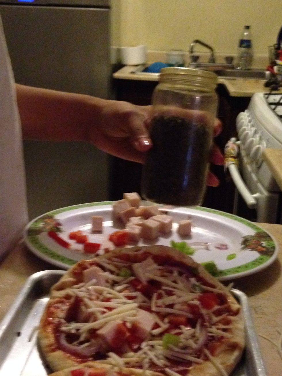 Add a touch of oregano