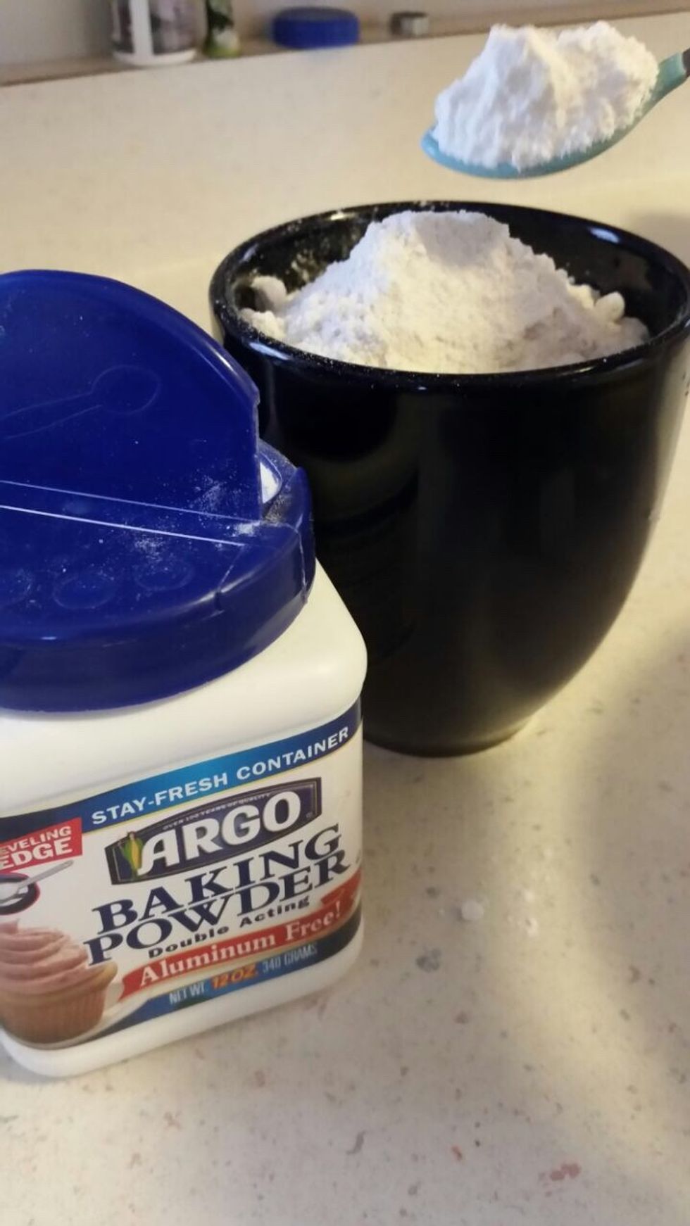 Add a tsp and a half of baking powder