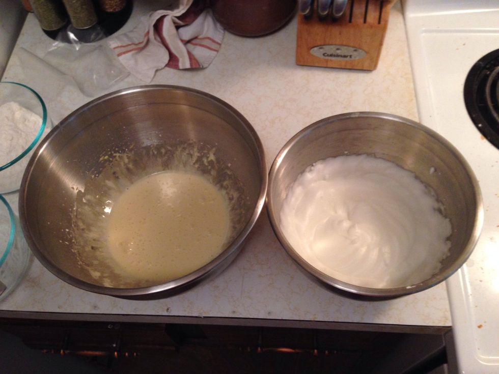 Add a tsp of vanilla to your yolks, the rest of your sugar and give it a good whip too :)