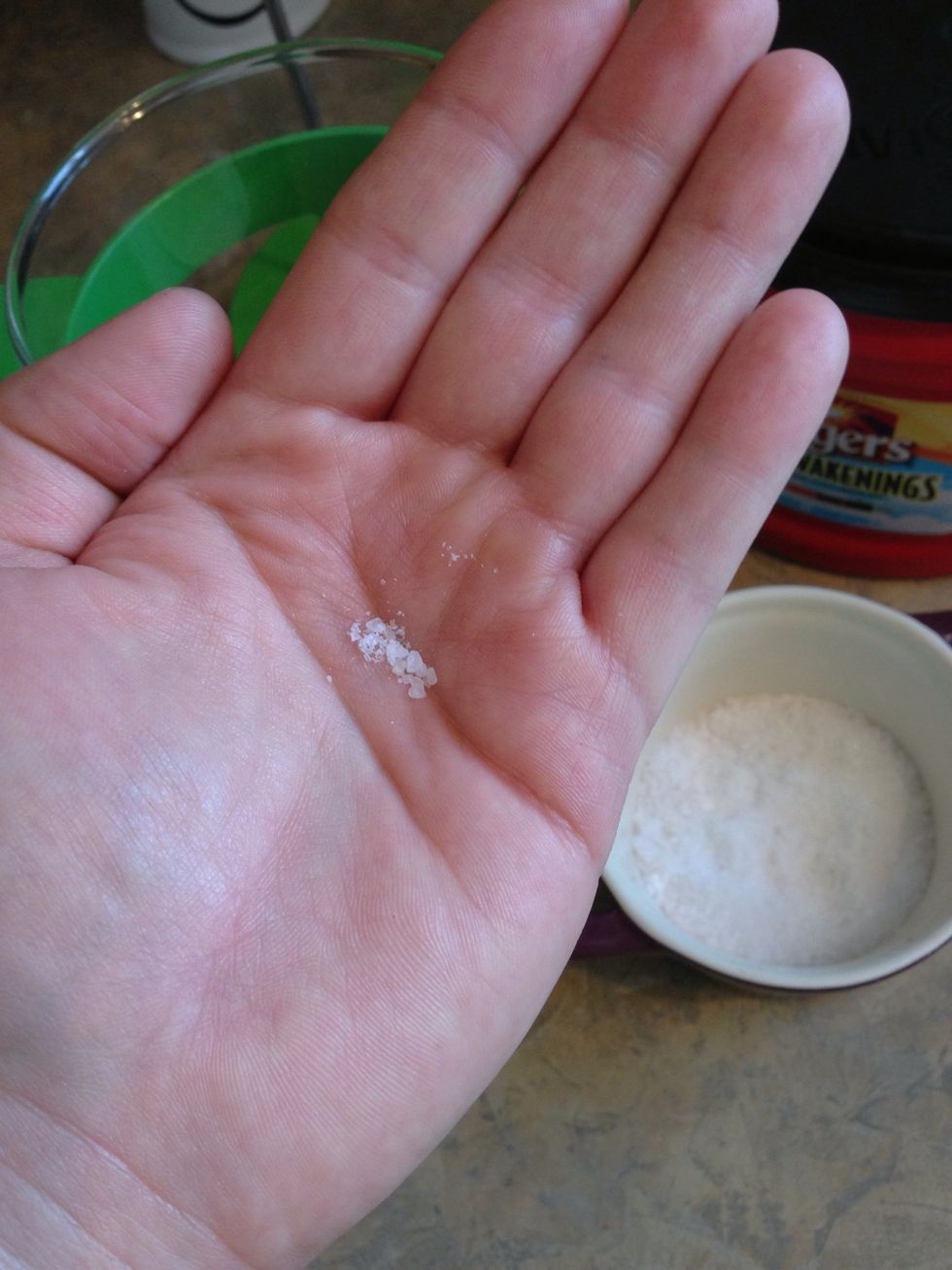 Add a very small pinch of sea salt with the coffee grounds to cut the bitterness of the coffee. If you use too much salt the coffee will be too salty.