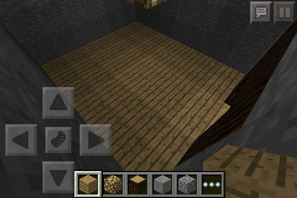 Add a wooden flooring