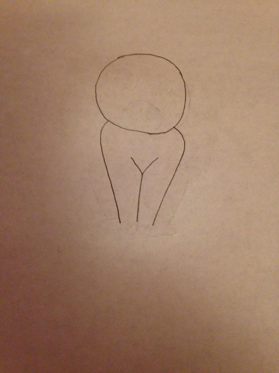 Add a Y in between the 2 lines you just made