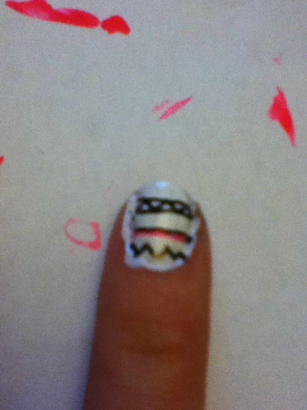 Add a zig zag at the bottom.