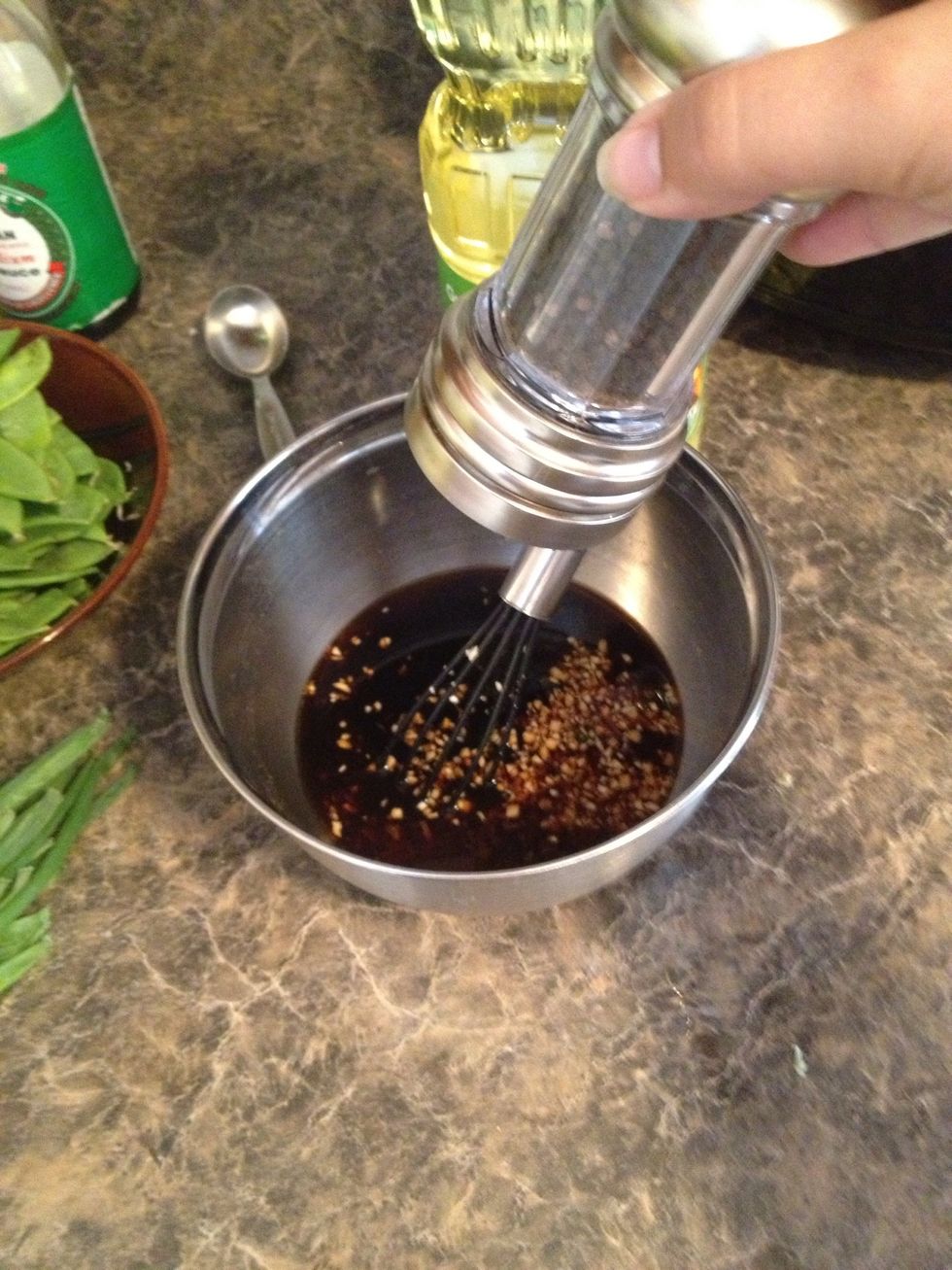 Add about 1/4 teaspoon of pepper.