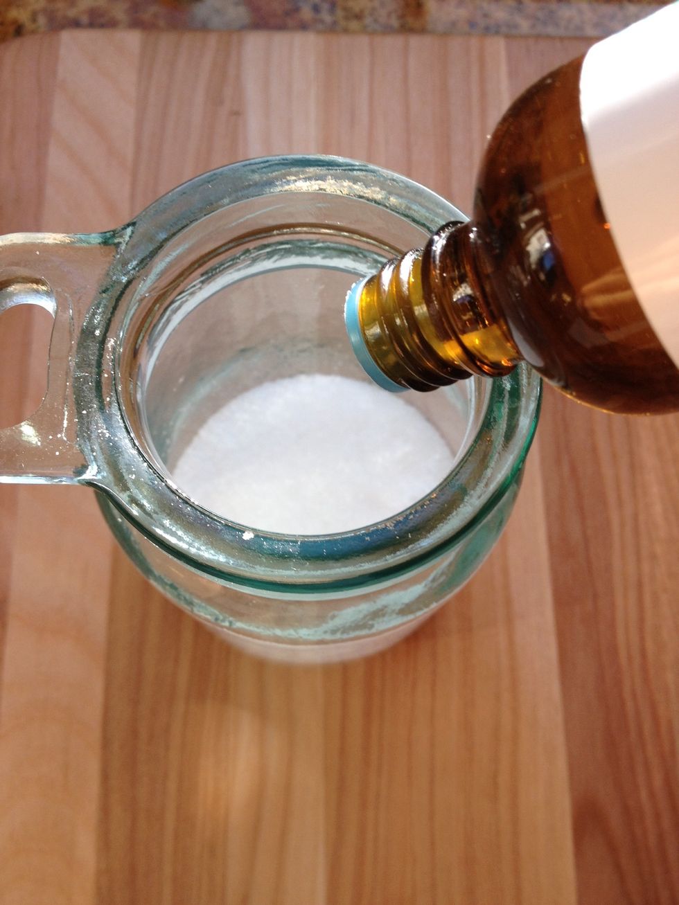 Add about 15-20 drops of eucalyptus oil every time you add 20 ounces of salt.