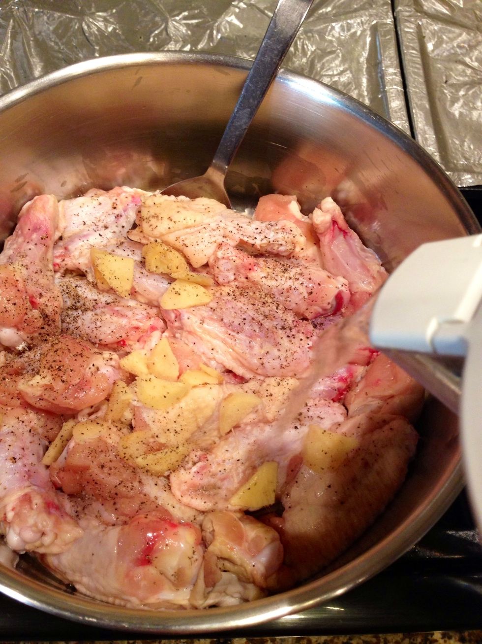 Add about 2 cups of water.