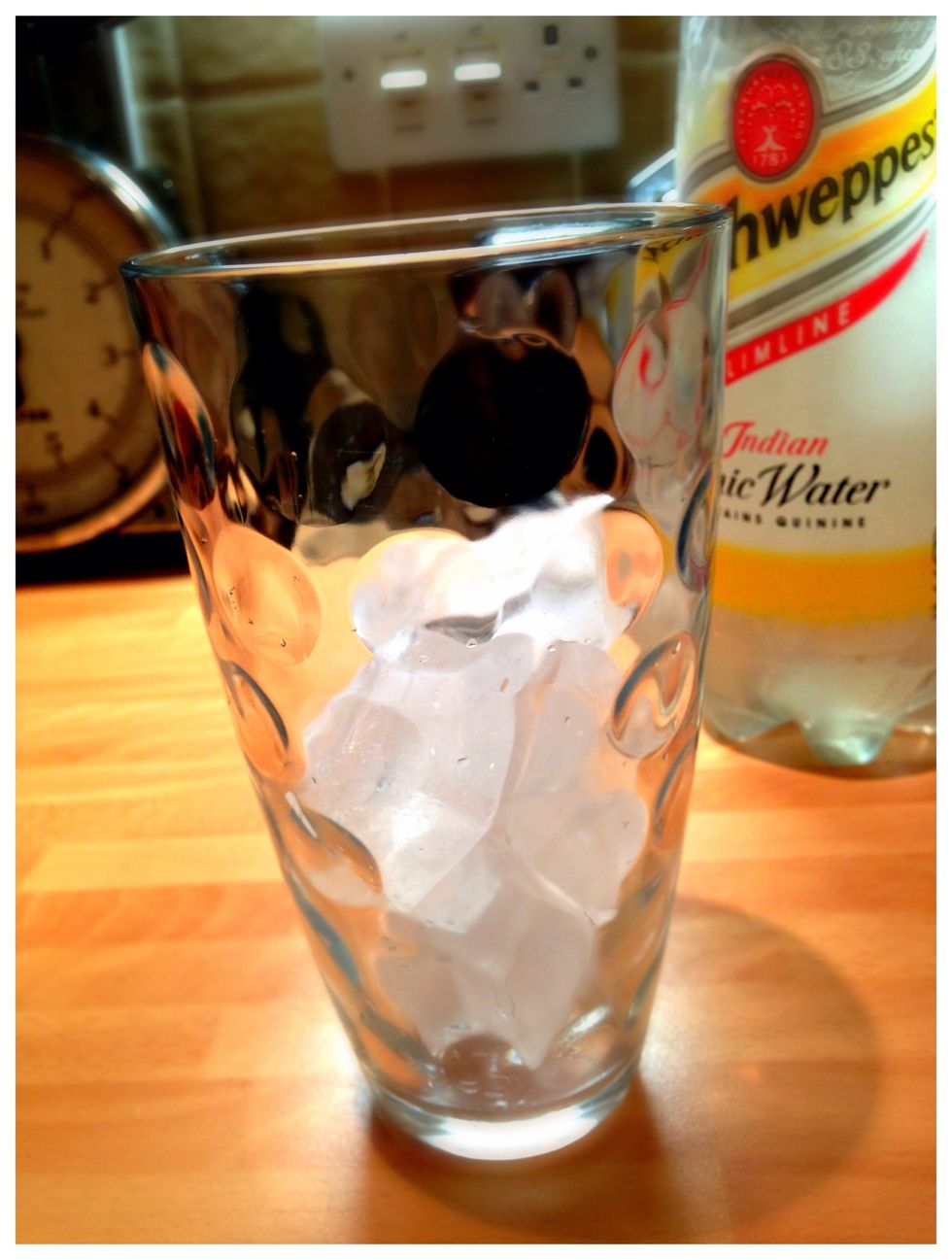 Add about 7 ice cubes