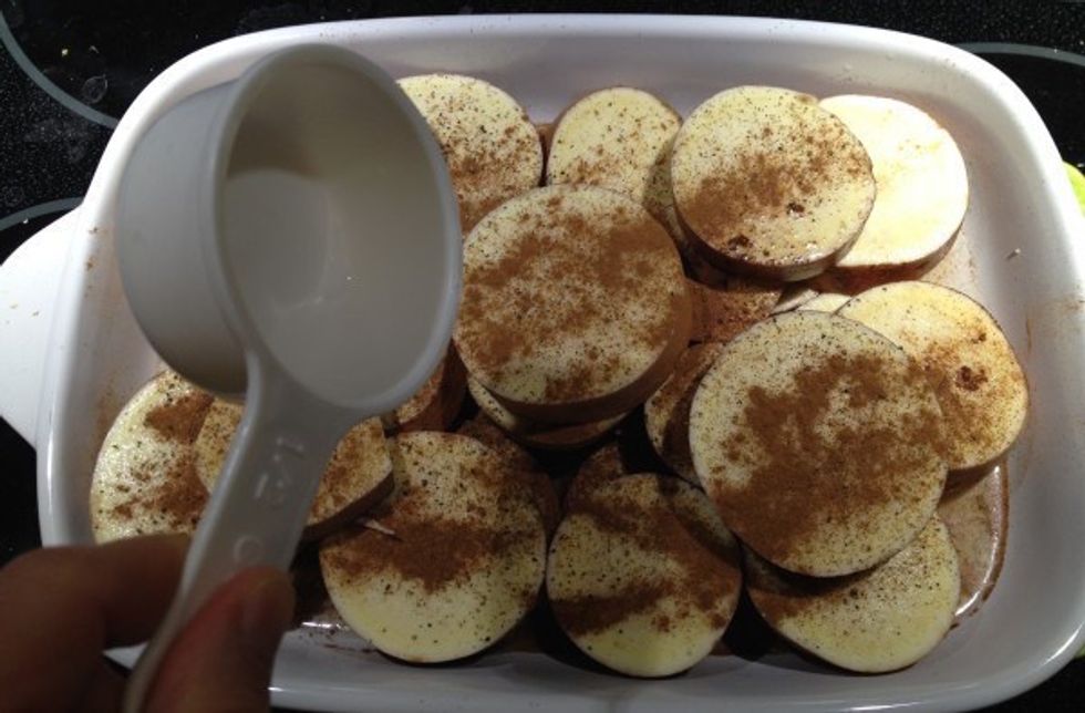 Add about a cup of water.