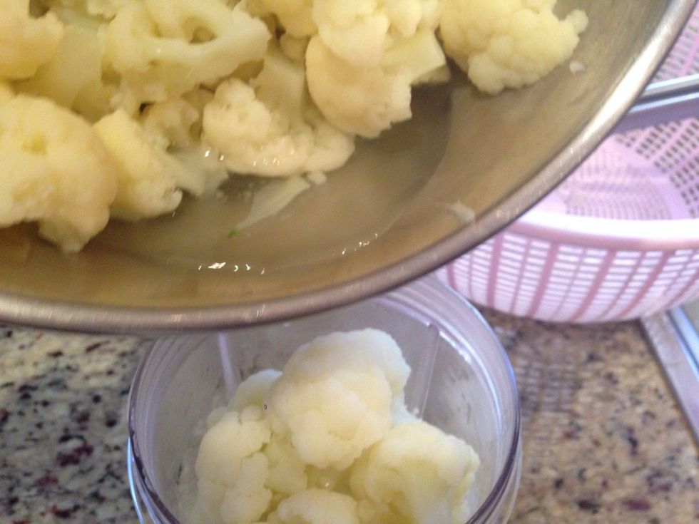 Add about a half cup of water to your blender. You wanna start with only a little to begin with. www.foodbox.tv