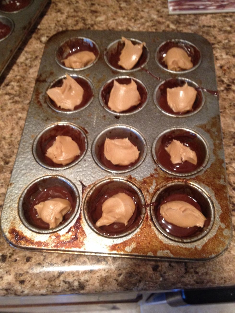 Add about a teaspoon sized dollop