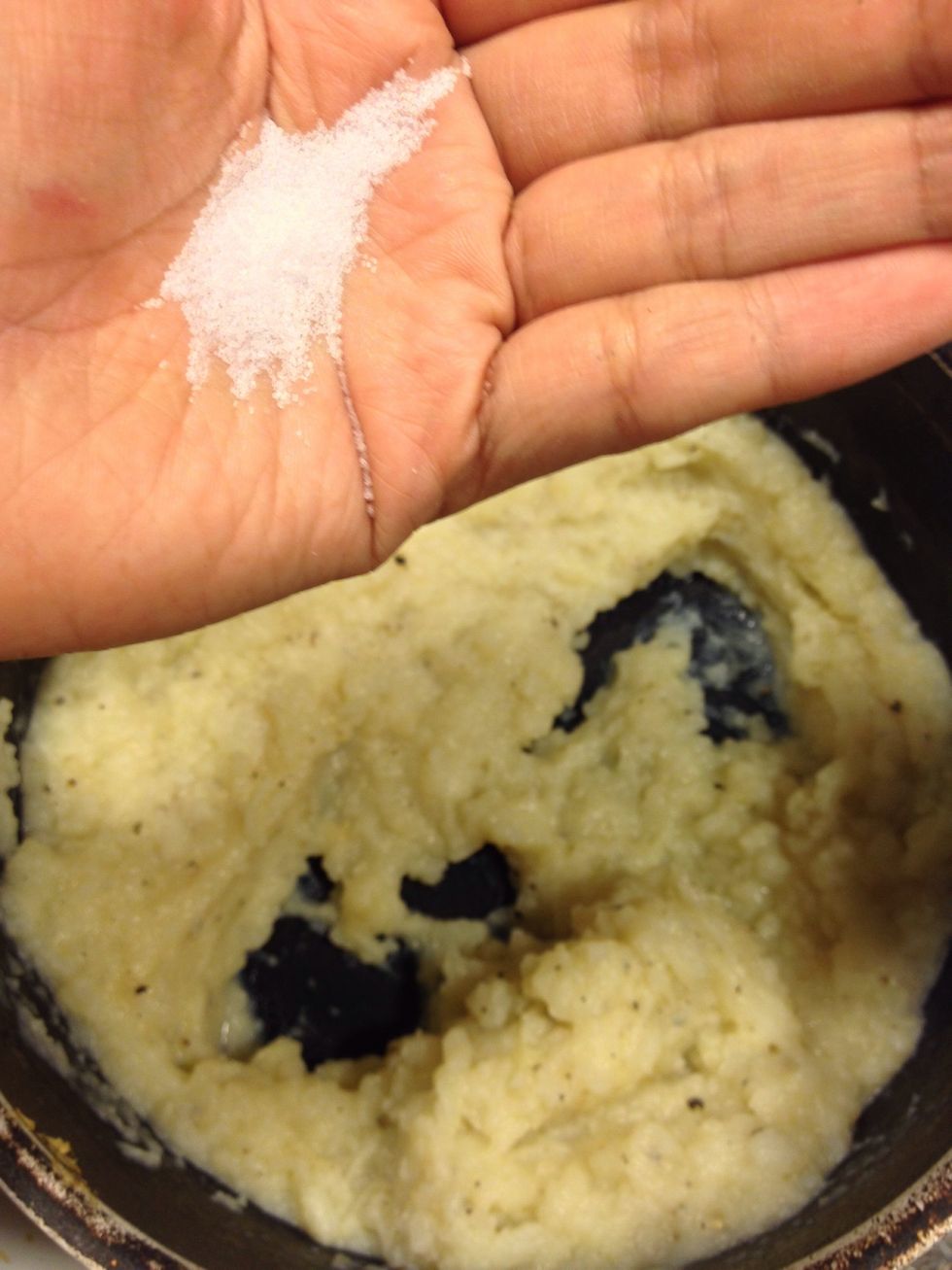 Add about this much salt