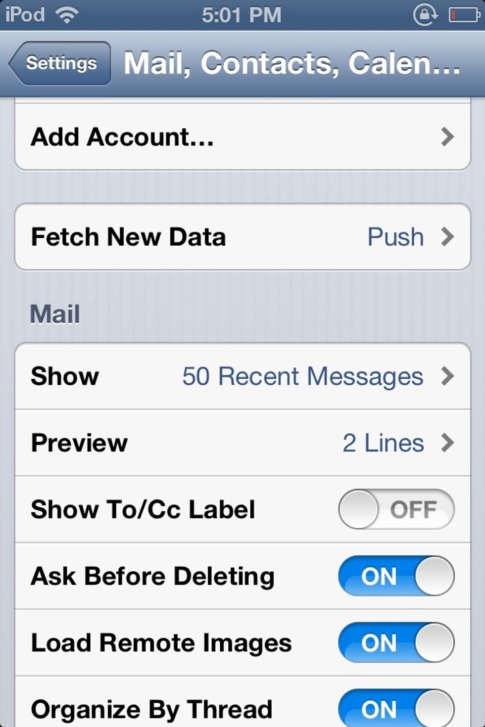 Add account, it is not on the top i scrolled down