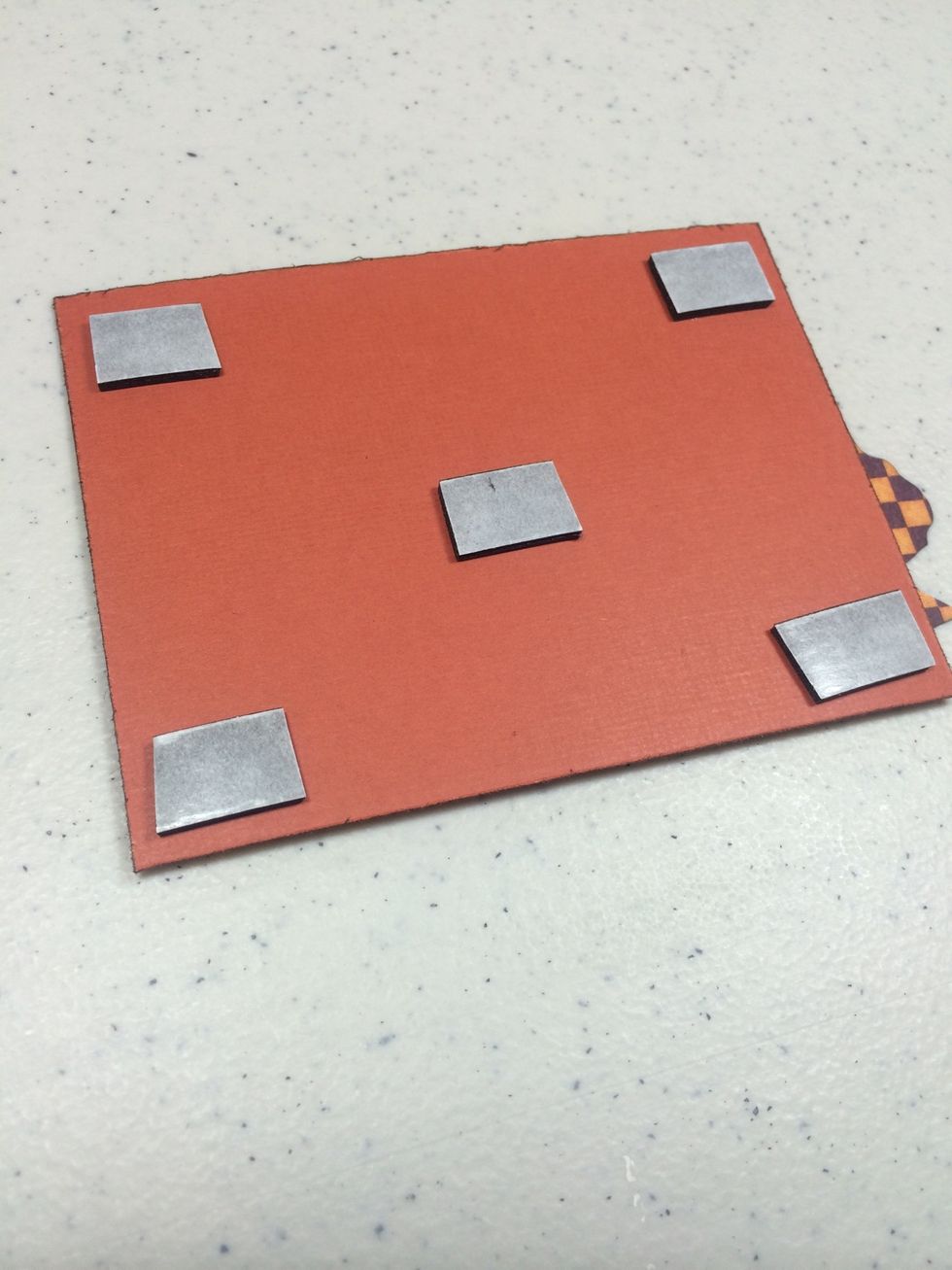 Add adhesive foam tape to the back of this unit.