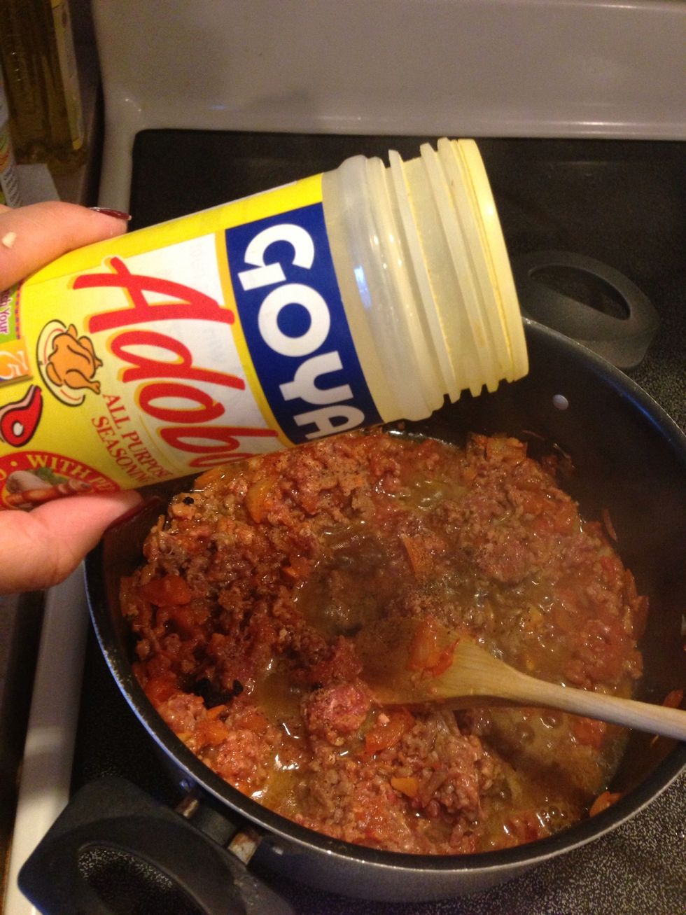 Add Adobo seasoning...
