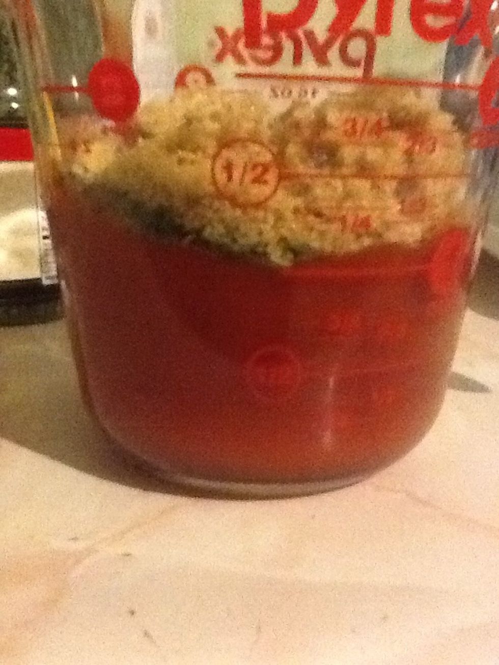 Add all dry ingredients stir till smooth (1/3 of brown sugar)