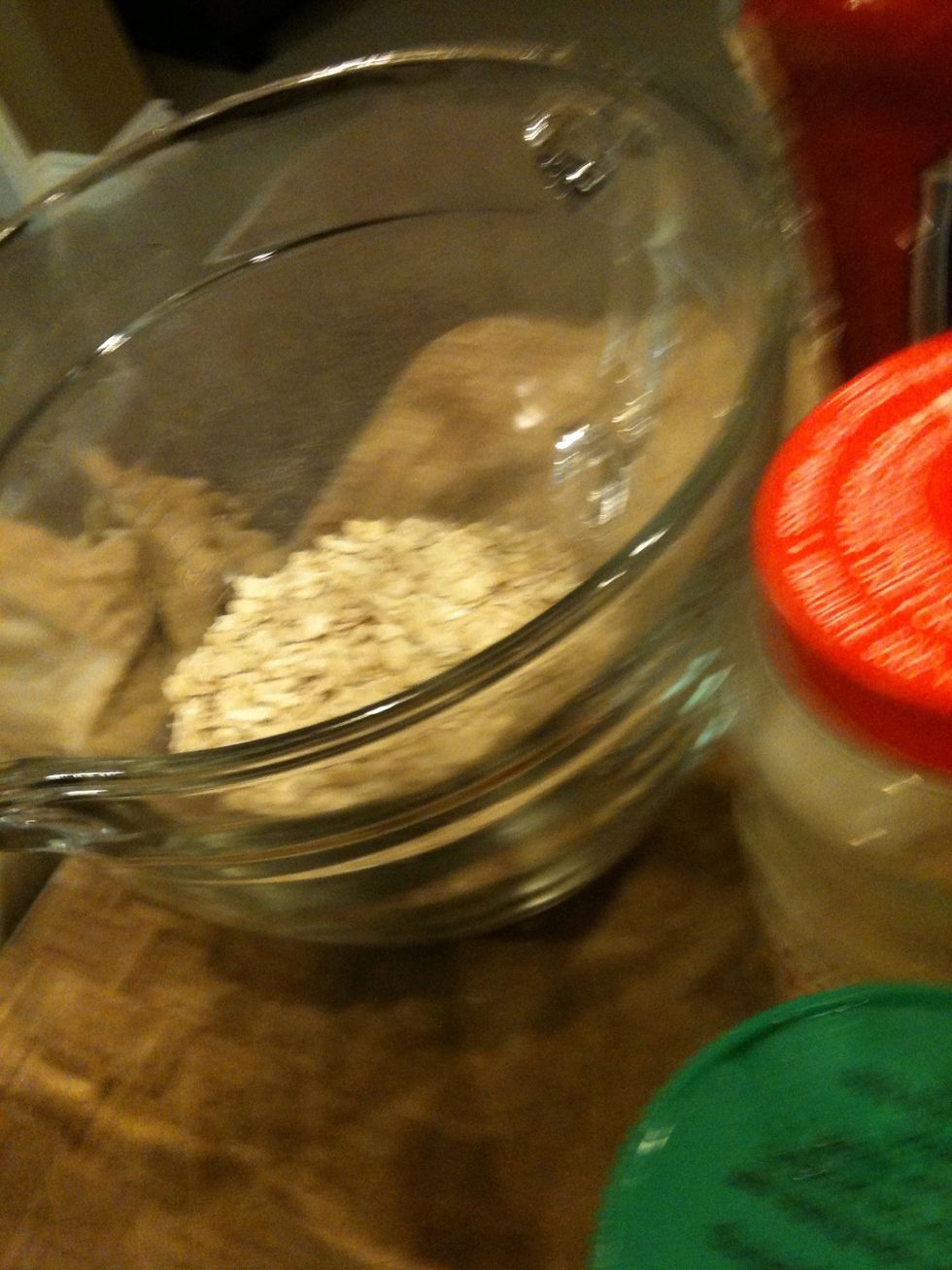 Add all ingredients into a larger bowl.