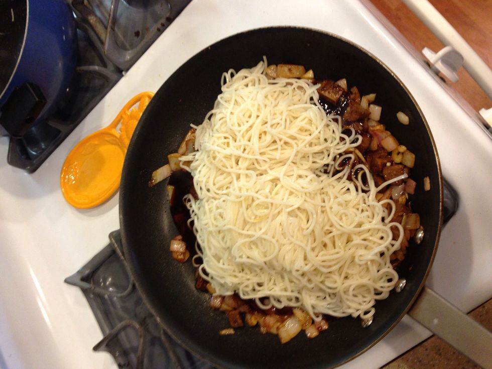 Add all of the noodles!