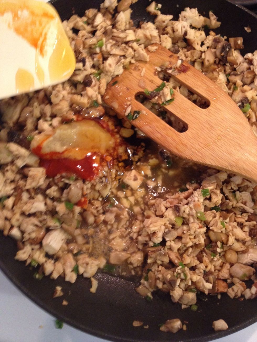 Add all other ingredients, stir in and let all juices cook through.