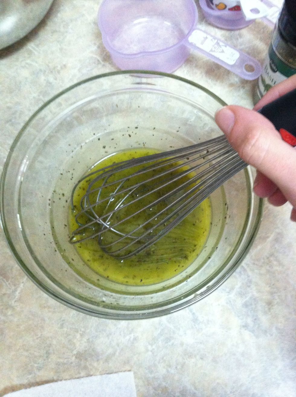 Add all the dry ingredients, whisk this bad mama together, and let chill in the fridge. Check supplies list for specific measurements.