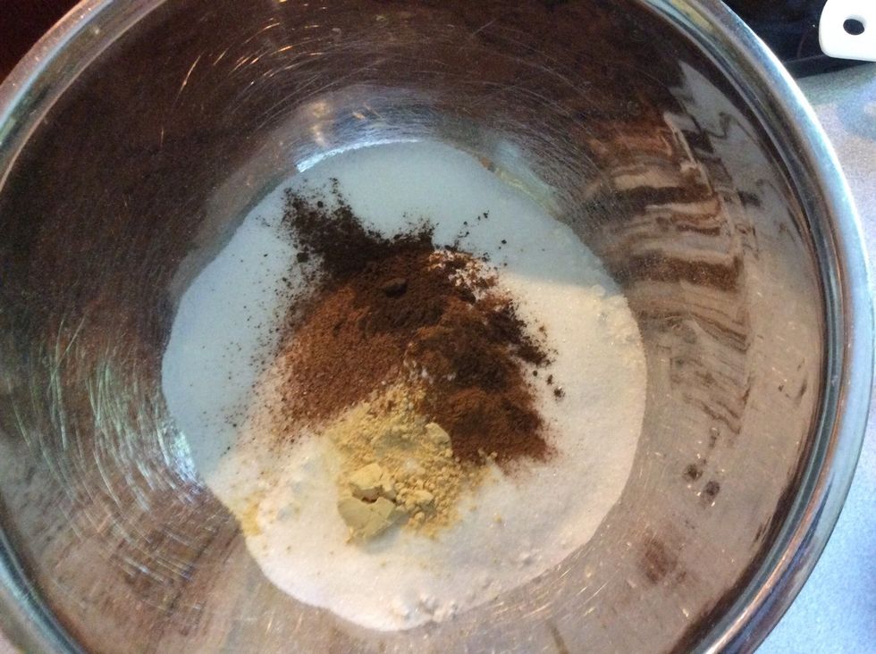 Add all the dry ingredients.