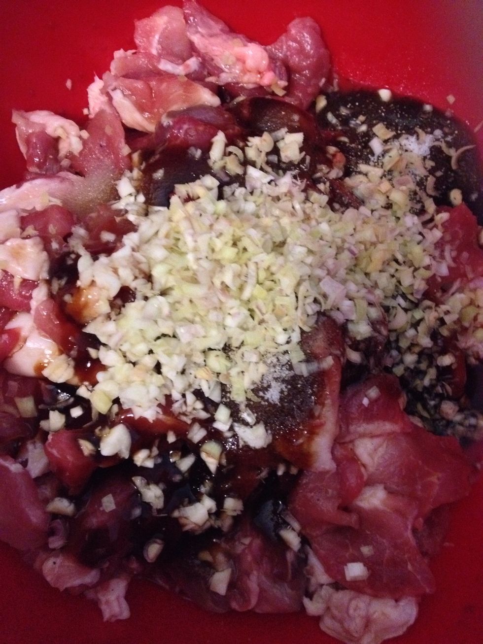 Add all the ingredients