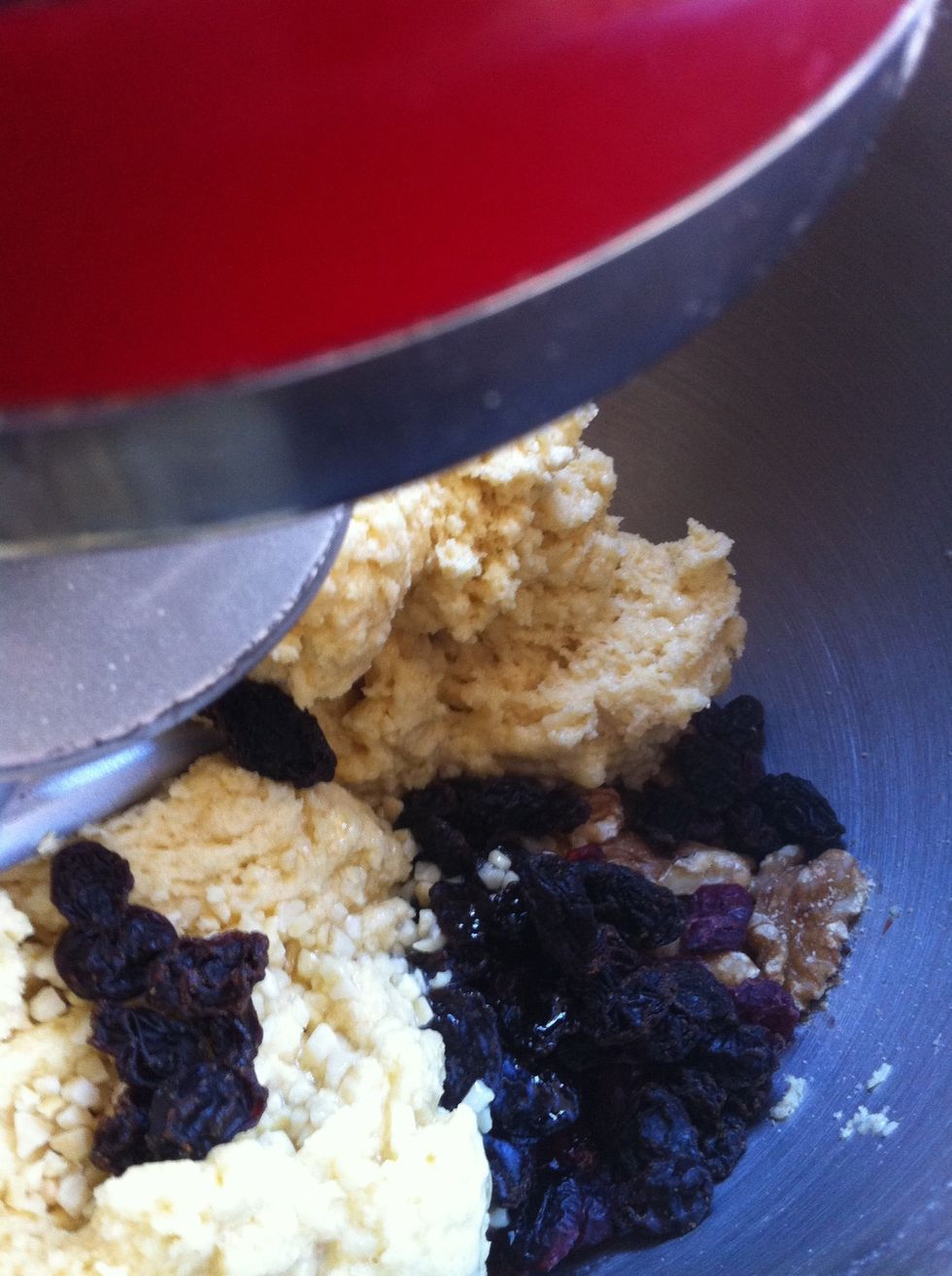 Add all the rest of the ingredients and mix to create a united dough