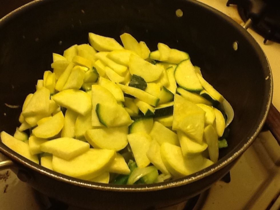 Add all veggies