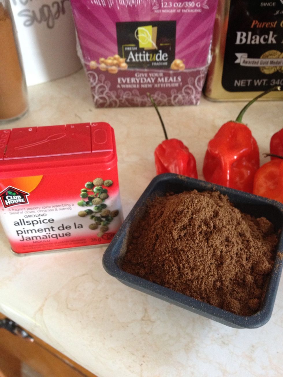 Add allspice directly to blender.