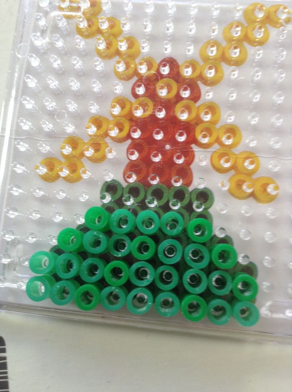 Add another 5 on top of it. Leave a gap at each side. Do another one please.