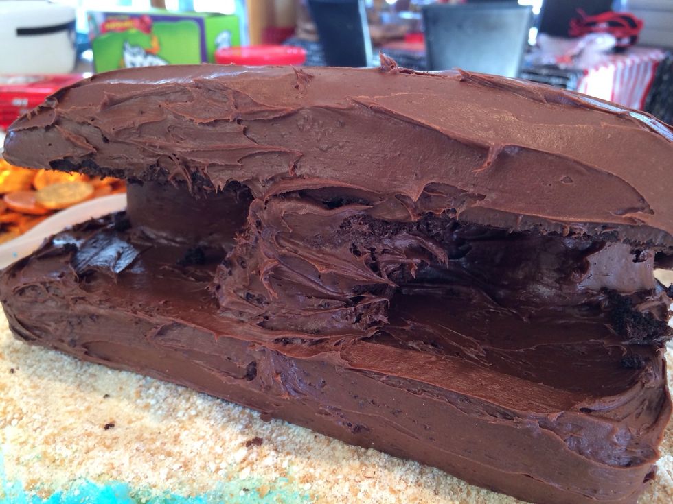 Add another cupcake if needed for support.