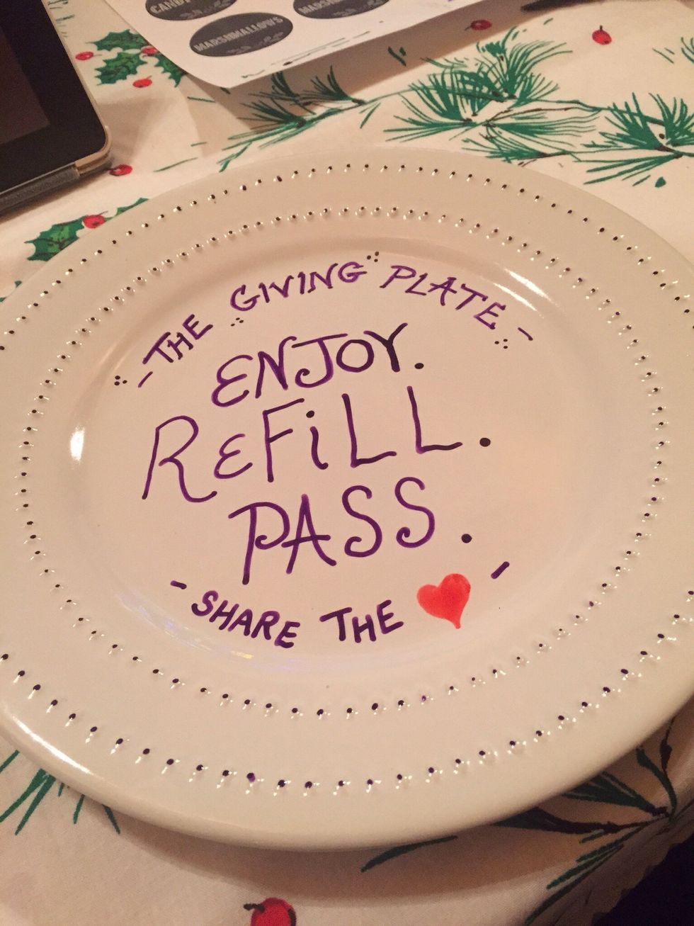 Add any embellishments you'd like.