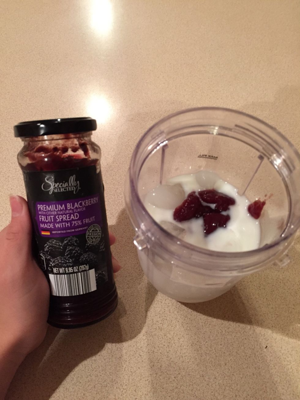 Add any jam according to how much you want to use.