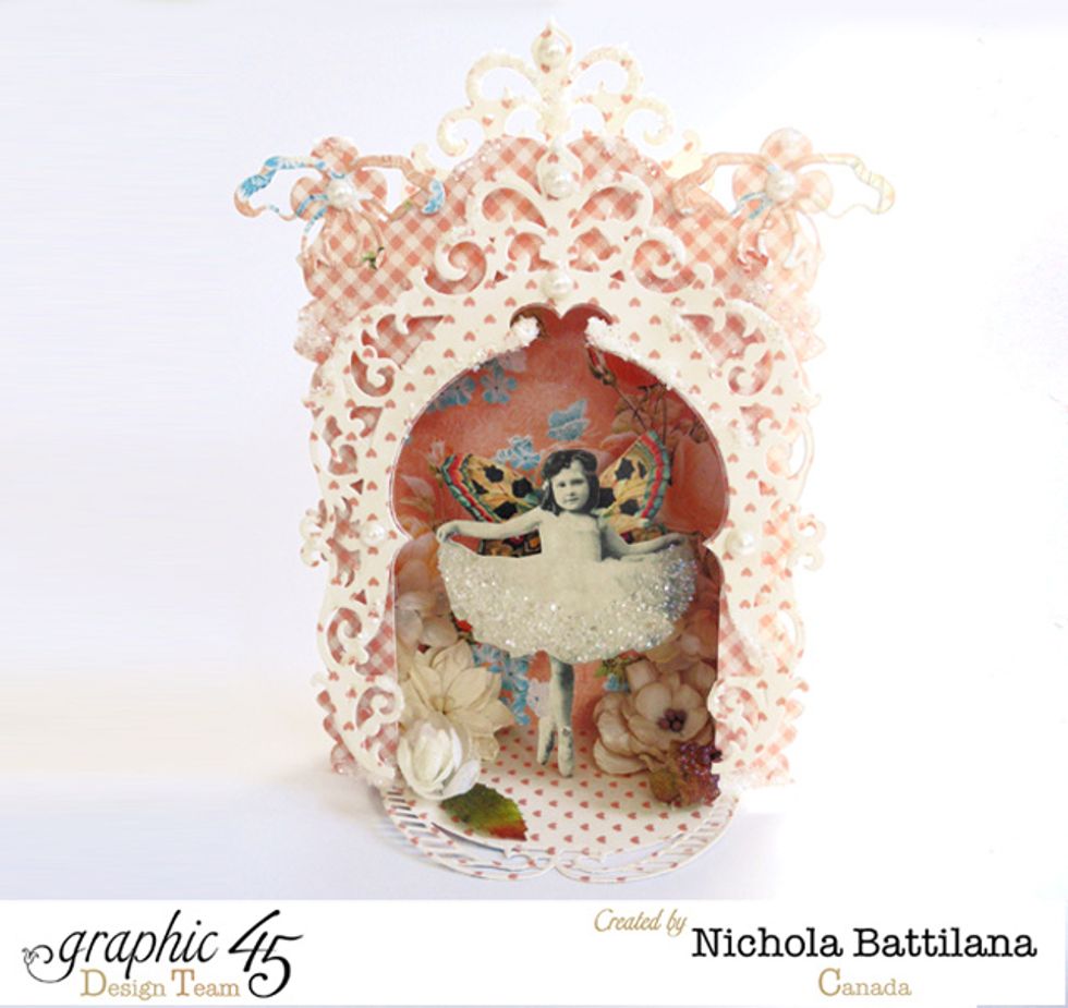 Add any other embellishments and pretty bits and bobs you like!