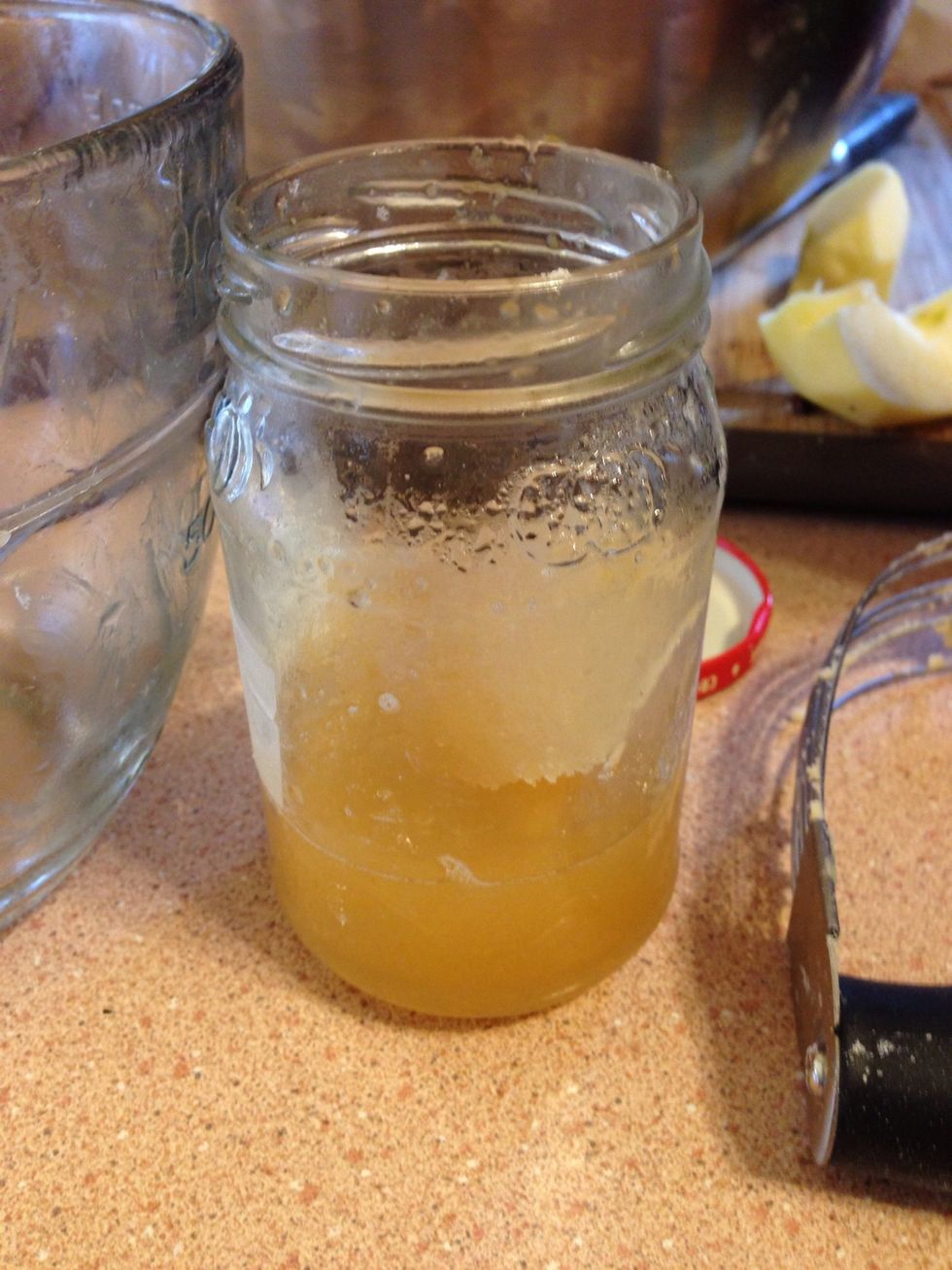 Add apple juice. Usually 1/2 to 1 cup is enough. Homemade apple cider is the best if you have any.