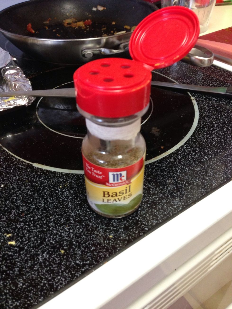 Add as much dried or fresh basil as you desire