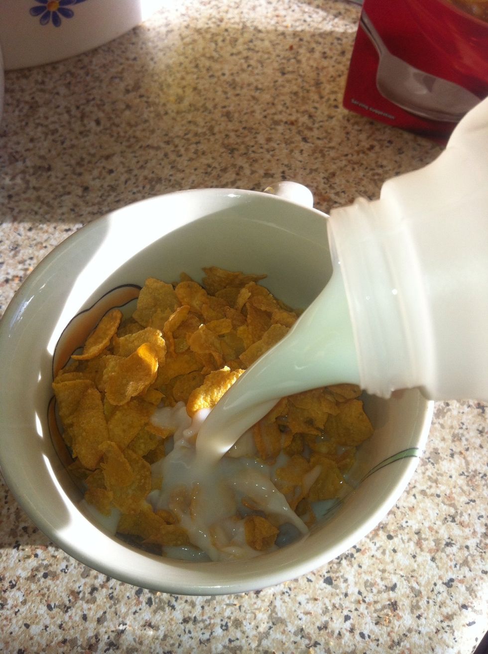 Add as much milk as you like
