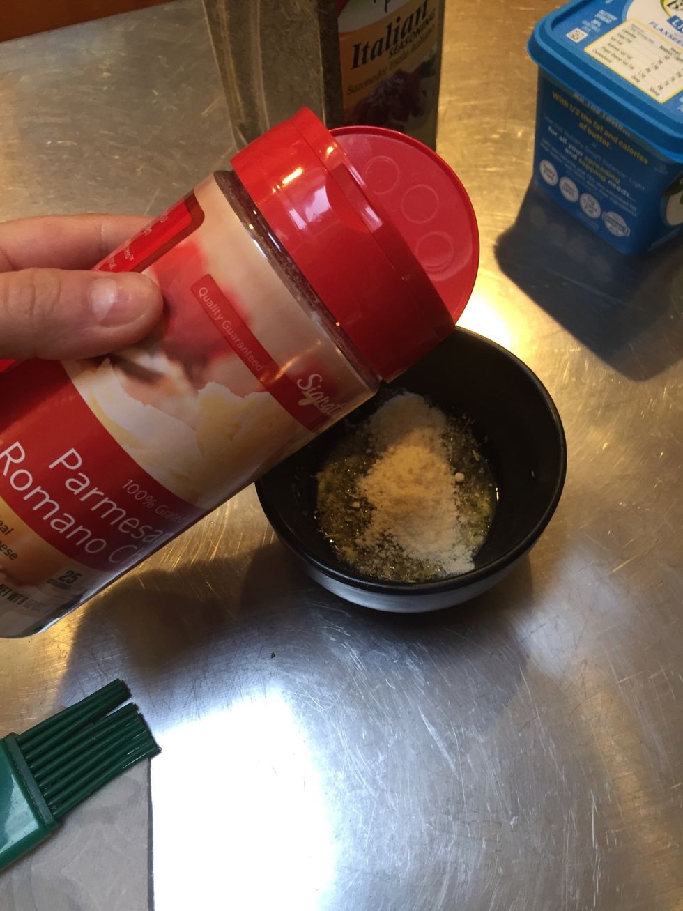 Add as much Parmesan cheese or any other cheese you prefer. I added around a tsp again.